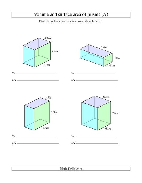 Https://tommynaija.com/worksheet/surface Area Rectangular Prism Worksheet Pdf