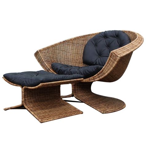 Lotus Chair And Ottoman By Miller Yee Fong For Tropi Cal Chair And