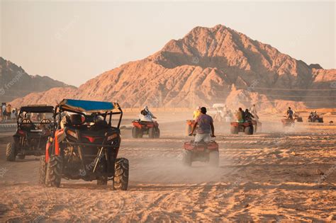 Premium Photo Quad Bikes Safari In The Desert Egypt Safari Trip