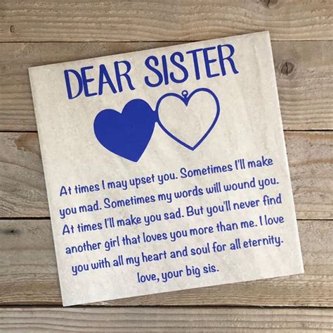 Diy birthday gifts for older sister. Gift for Sister Birthday Day Gifts Christmas Gifts | Etsy ...