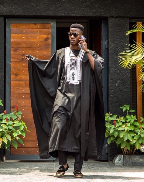 Black Agbada Designs For Men Trendy Styles