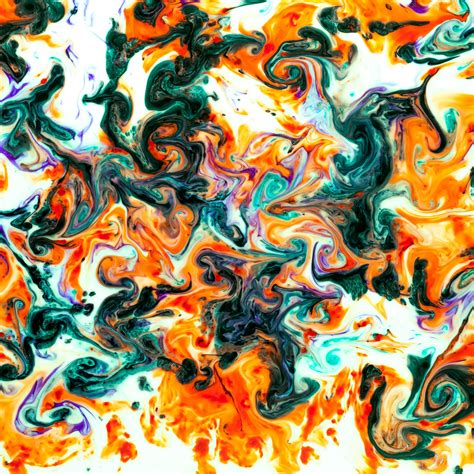 Download Wallpaper 2780x2780 Paint Fluid Art Stains Liquid Colorful