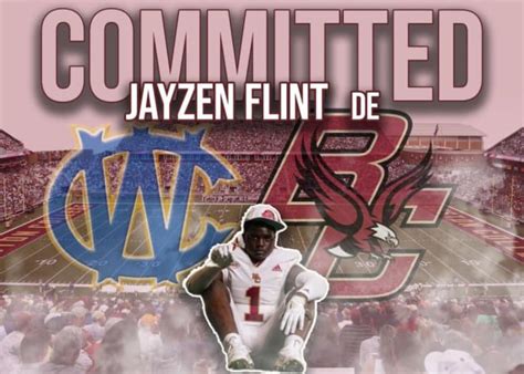 Eagles Land Jayzen Flint Commitment Eagleaction Boston College Eagles Football And Basketball