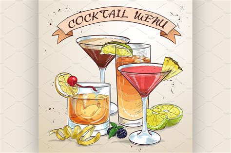 Contemporary Classics Cocktail Menu Cocktail Menu Cocktails Menu