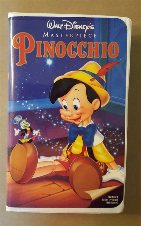 Walt Disney Black Diamond Classics Pinocchio Vhs 239v White Clamshell Ebay