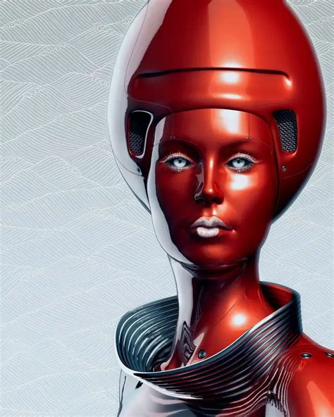 Vintage Beautiful Future Woman Robot Sci Fi Science Fiction Classic