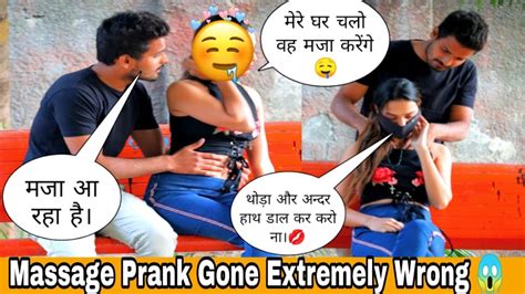 massage prank gone extremely wrong😱 prank on kavita bhabhi gone wrong luvansh roy youtube