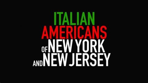 Italian Americans Preview The Italian Americans Wliw21 Italian