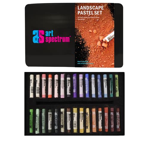 Art Spectrum Soft Pastel Set Of 30 Landscape Colours Art Shed Brisbane