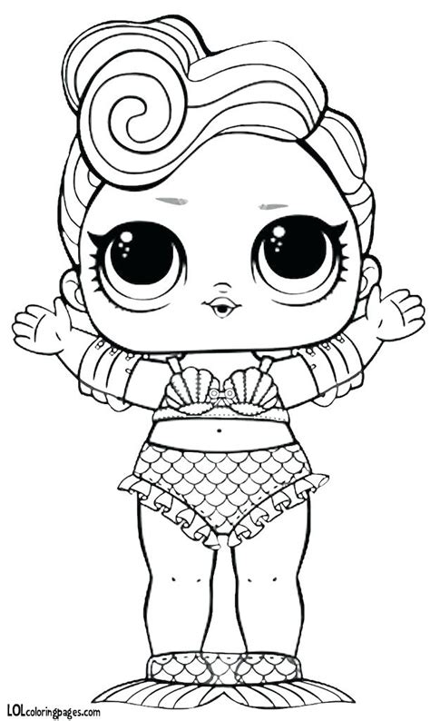 Lol Doll Coloring Pages At Free