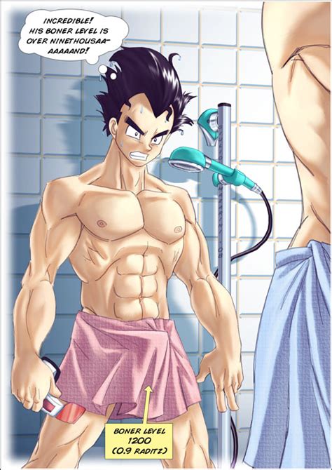Rule 34 Bara Bathroom Bulge Comedy Comic Dragon Ball Dragon Ball Z