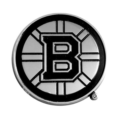 Boston Bruins Chrome Emblem For Auto Laptop Or Mailbox Boston Bruins