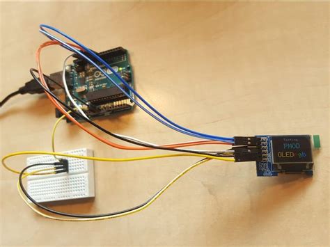 Using The Pmod Oledrgb With Arduino Uno Arduino Project Hub