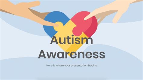 Autism Awareness Free Powerpoint Template Stockpsd