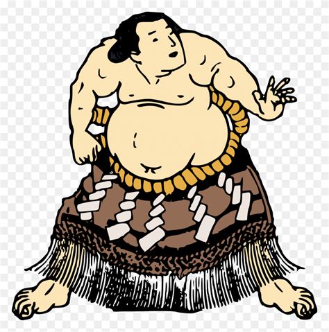 Sumo Wrestlers Royalty Free Vector Clip Art Illustration Sumo Clipart Stunning Free
