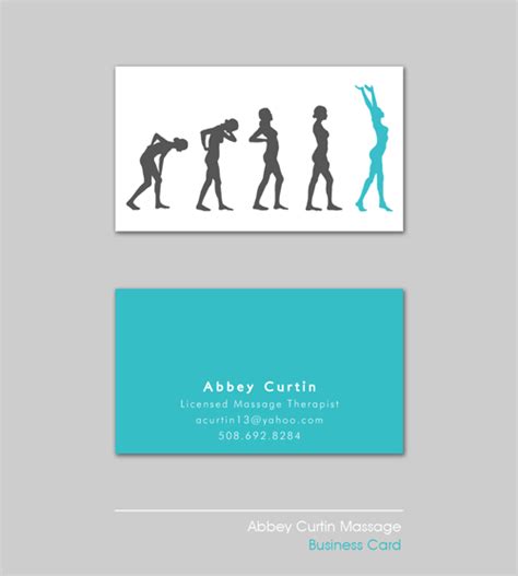 Massage Therapist Business Card By Felicia Santos Via Behance Massage Business Massage Therapy