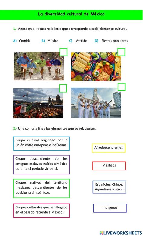 Cultura General Diversity Activities Cultural Diversity Graphic