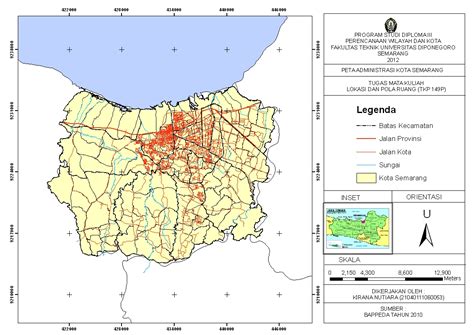 Artinya, pada sebuah sketsa juga dapat digambarkan berbagai kenampakan dan objek geografi seperti sungai, bukit. Blog Kirana: Peta Administrasi Kota Semarang