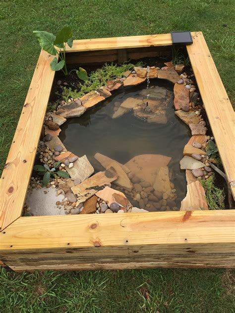 Our New Diy Above Ground Pond For Bella The Turtle Ponds Backyard