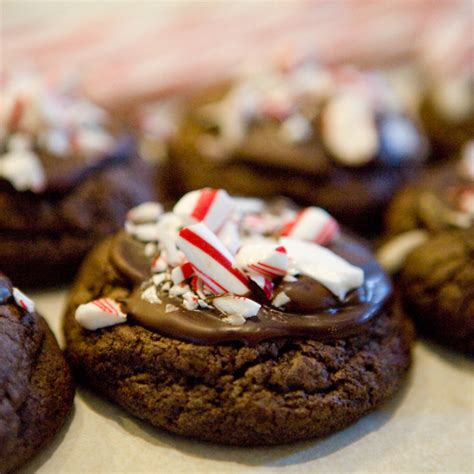 Double Chocolate Peppermint Surprise Christmas Cookies Recipe With
