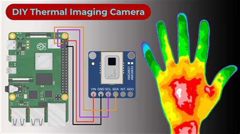 Diy Thermal Camera Using Amg8833 Thermal Image Array Temperature Sensor And Raspberry Pi Youtube