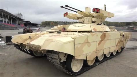 Uralvagon Zavod Bmpt 72 Terminator 2 Tank Support Fighting Vehicle