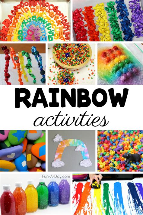 Rainbow Activities For Colorful Learning And Play Fun A Day
