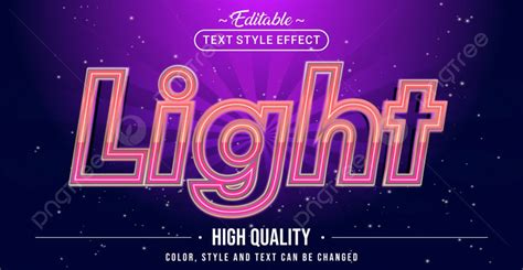 Editable Text Style Effect Light Text Style Theme Template Download On
