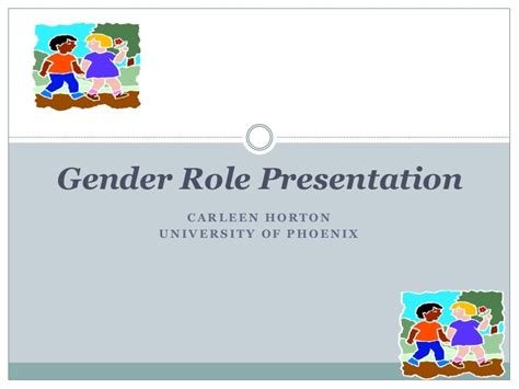 Gender Role Presentation
