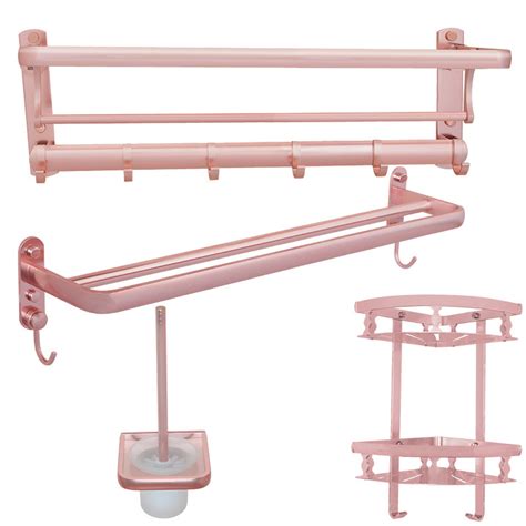 Free shipping on prime eligible orders. Unique Pink Bathroom Accessories Sets Aluminum Wall Mount