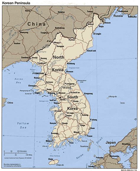 maps of dallas: Map of Korea