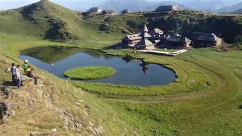 The Awesome View Of Prashar Lake In The Mandi District Of Himachal
