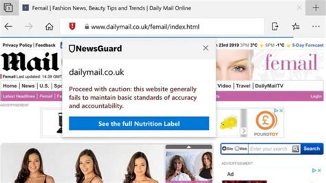 Mail Online Web Browser Warning Reversed Bbc News