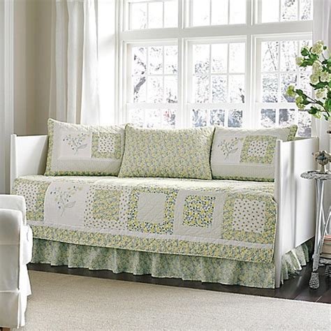 Wash, dry, and fluff them back onto the bed. Laura Ashley® Elyse Daybed Bedding Set - Bed Bath & Beyond