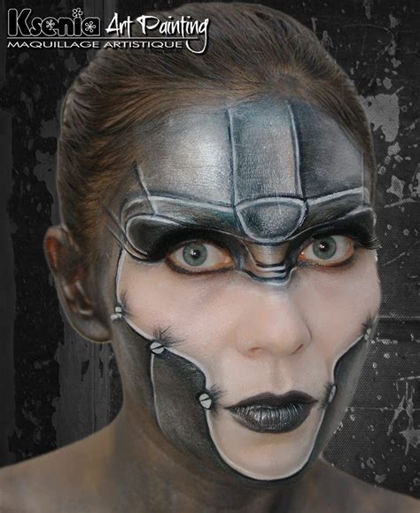 Im A Robot Face Art Face Face Painting