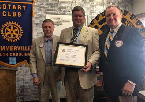 Director Truluck Honored By Summerville Rotary Dorchester County