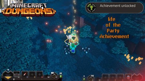 If you ever find yourself stuck in the world and unable to move head to the menu and select return to checkpoint! Minecraft Dungeons ( Life of the Party Achievement for ...
