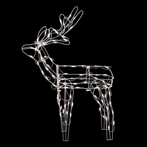 Shop 46 White Standing Reindeer Lighted Christmas Yard