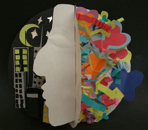 Paper Sculptures In The Library