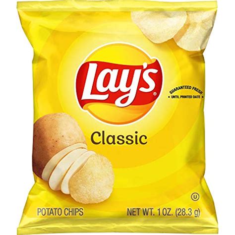 Frito Lay Retail Selection Lays Classic Potato Chips 1 Oz Pack Of 40
