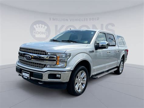 2019 Ford F 150 Lariat 57760 Miles Ingot Silver Used Ford F 150 For