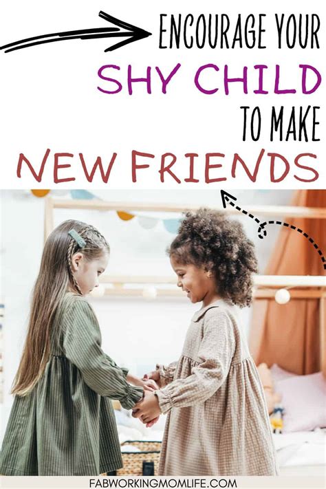 How To Encourage Your Shy Child To Make Friends Fab Working Mom Life