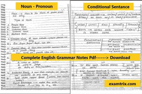 English Grammar Rules English Grammar Notes Pdf