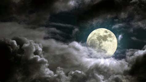 Full Moon Night Sky Moonlight Hd Desktop Wallpaper
