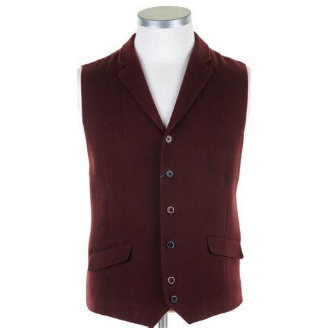Guide London Burgundy Waistcoat With Lapels From Armstrongs Worcester