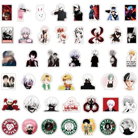 Tokyo Ghoul Anime Sticker Pack Big Cute Stickers Set Etsy