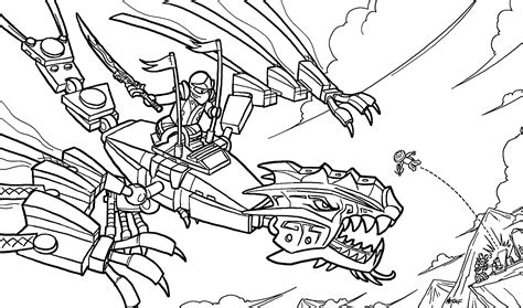 Ninjago gang in to action. Cool Dragon Coloring Pages Ideas | Ausmalbilder, Ninjago ...