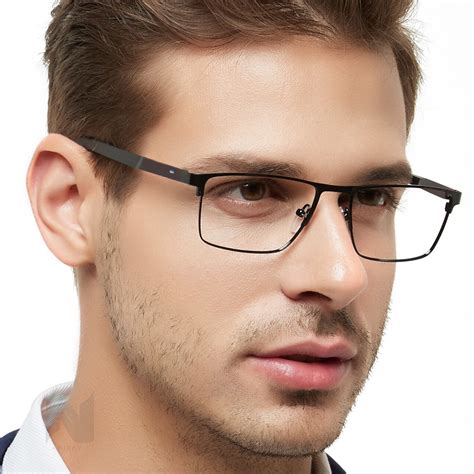 armação de Óculos masculino elegante metal moda elegante para grau shopee brasil