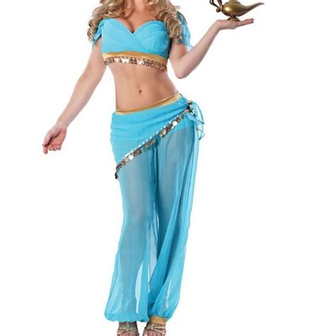 Seductive Belly Dancer Genie Halloween Women Costumes In 2020