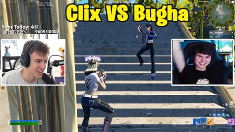 Clix Vs Bugha 1v1 Toxic Buildfights Youtube
